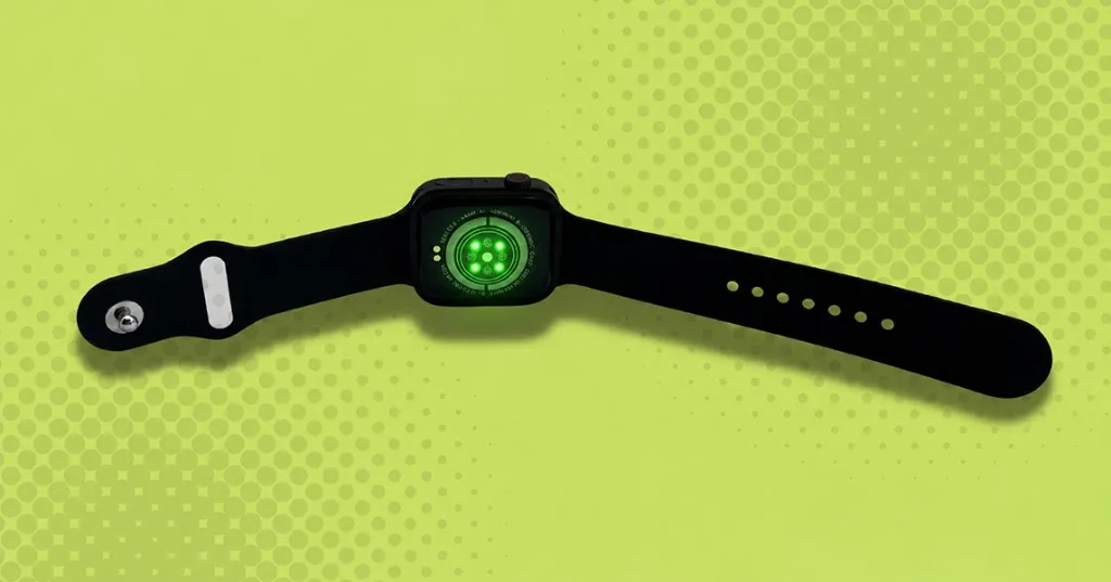 Optical sensor on the caseback